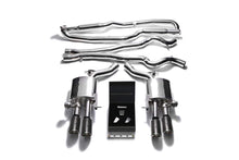 Load image into Gallery viewer, ARMYTRIX Stainless Steel Valvetronic Catback Exhaust System Quad Carbon Tips BMW M6 F12 | F13 2013-2019
