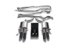 Load image into Gallery viewer, ARMYTRIX Stainless Steel Valvetronic Catback Exhaust System Quad Matte Black Tips BMW M6 F12 | F13 2013-2019