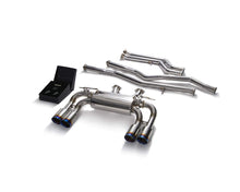 Load image into Gallery viewer, ARMYTRIX Stainless Steel Valvetronic Catback Exhaust System Quad Blue Coated Tips BMW M2 Competition F87 2019-2020