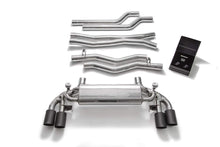 Load image into Gallery viewer, ARMYTRIX Stainless Steel Valvetronic Catback Exhaust Quad Matte Black Tips BMW M5 F90 2018-2020