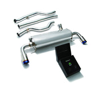 Load image into Gallery viewer, ARMYTRIX Stainless Steel Valvetronic Catback Exhaust System Dual Blue Coated Tips BMW 330i G20 B48 2019