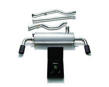 Load image into Gallery viewer, ARMYTRIX Stainless Steel Valvetronic Catback Exhaust System Dual Matte Black Tips BMW 330i G20 B48 2019+