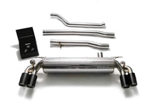 Load image into Gallery viewer, ARMYTRIX Stainless Steel Valvetronic Catback Exhaust System Quad Carbon Tips BMW 550i G30 | G31 2017-2020
