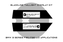 Load image into Gallery viewer, BMW 3 Series M3 2016-2018 (F30/F80 LCI) BLACKLINE Taillight Overlay Kit