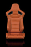 Braum Racing Seat Elite British Tan (Pair)