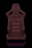 Braum Racing Seat Elite Maroon (Pair)