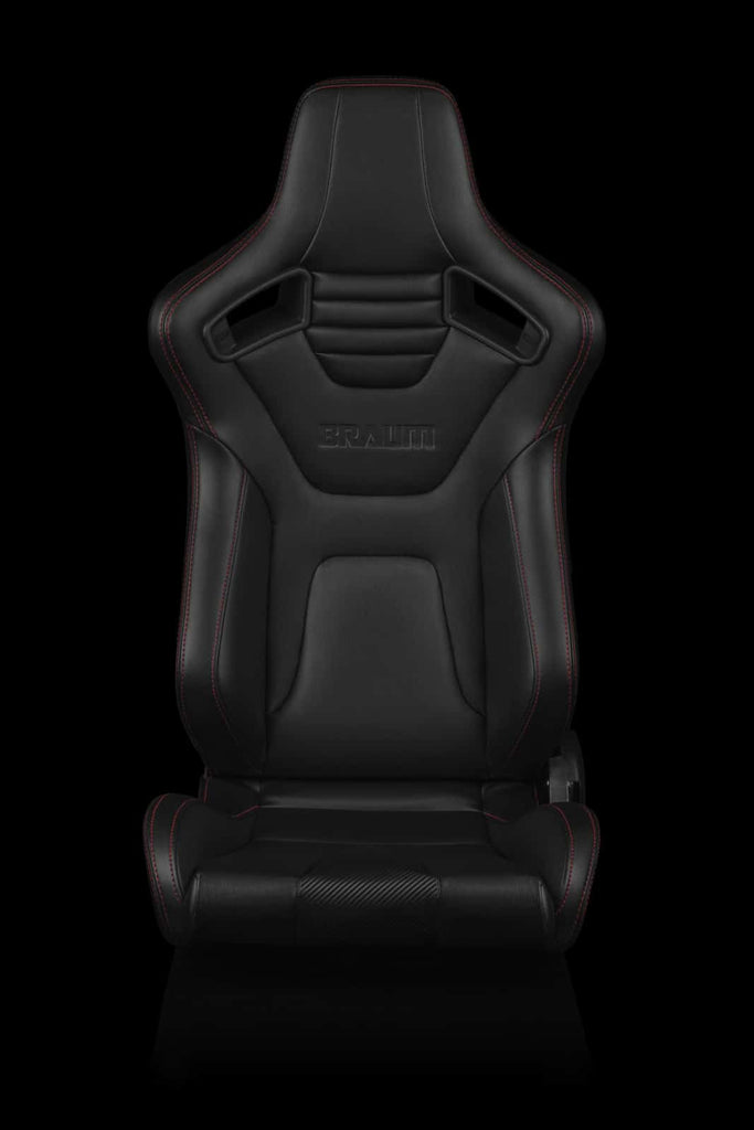 BRAUM ELITE-X SERIES RACING SEATS
(RED STITCHING) – PAIR