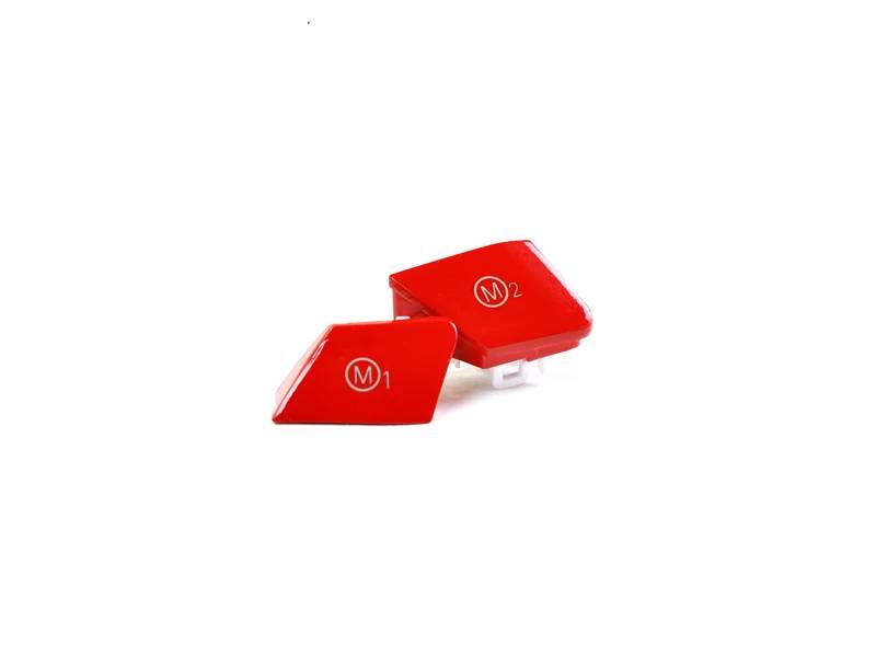 AutoTecknic Bright Red M1/ M2 Button Set - F85 X5M | F86 X6M - AutoTecknic USA