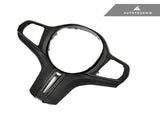 AutoTecknic Carbon Alcantara Steering Wheel Trim - G22/ G26 4-Series