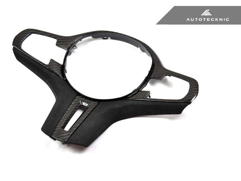 AutoTecknic Carbon Alcantara Steering Wheel Trim - G11/ G12 7-Series - AutoTecknic USA