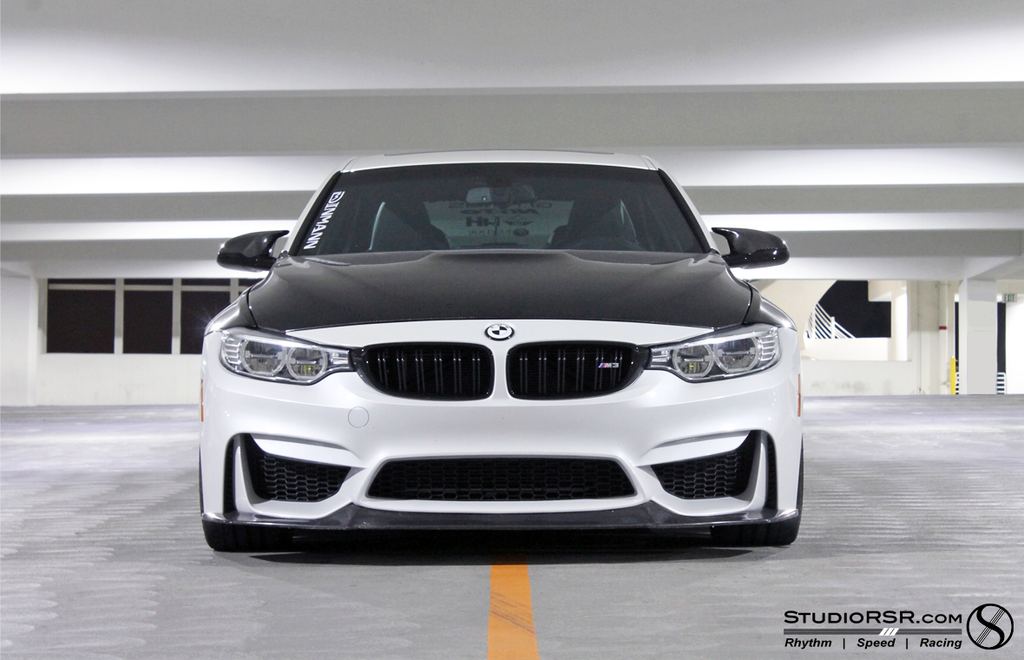 Carbon Fiber Front Lip Spoiler BMW F80 / F82 - Exterior - Studio RSR - 3