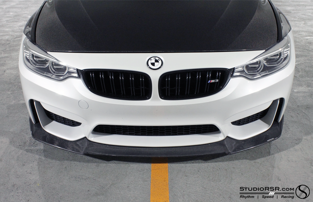 Carbon Fiber Front Lip Spoiler BMW F80 / F82 - Exterior - Studio RSR - 5