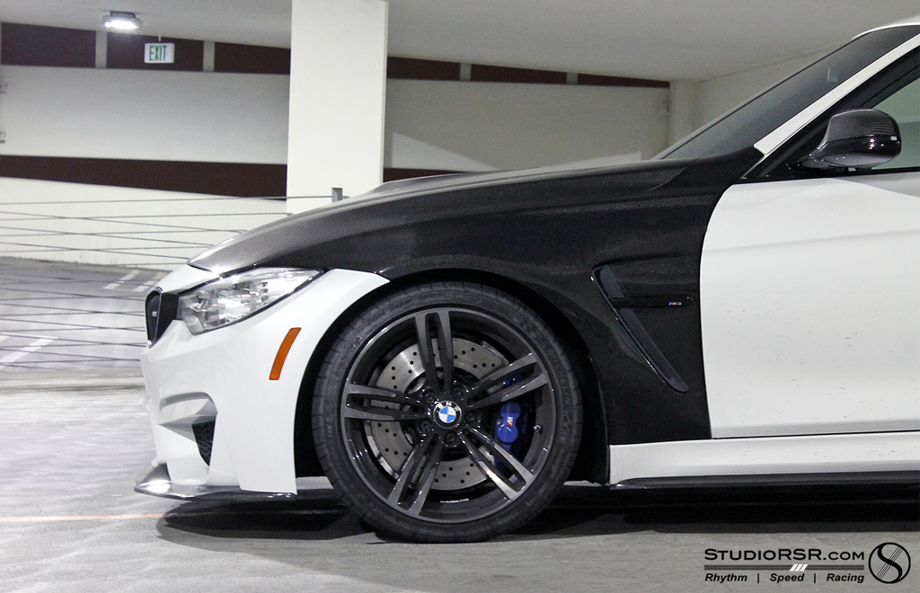 Carbon Fiber Front Lip Spoiler BMW F80 / F82 - Exterior - Studio RSR - 6