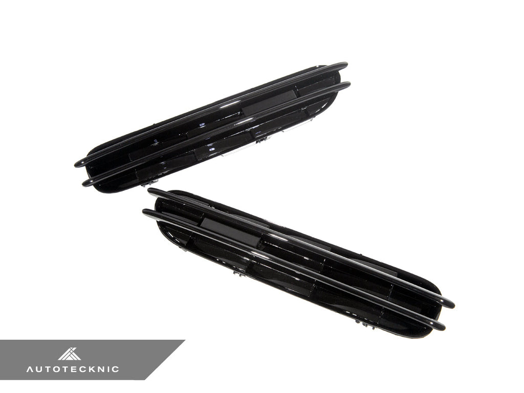 AutoTecknic Replacement Glazing Black Fender Gills - E60 M5 Sedan / E61 M5 Wagon - AutoTecknic USA