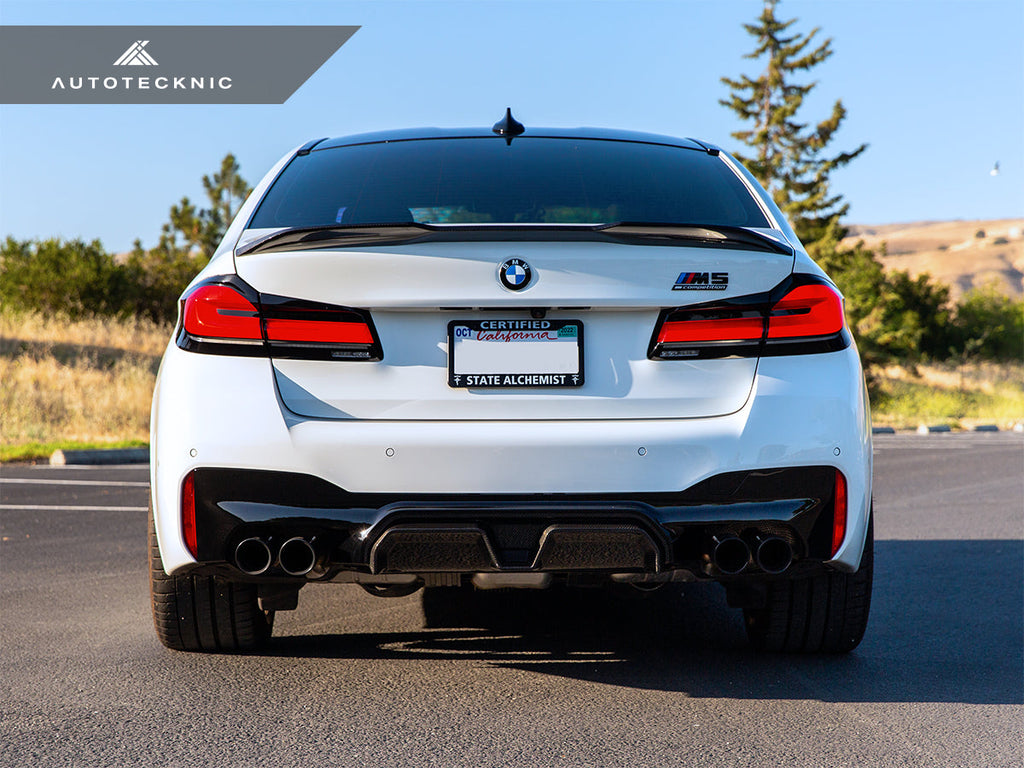 AutoTecknic Dry Carbon Competition Plus Trunk Spoiler - F90 M5 | G30 5-Series - AutoTecknic USA