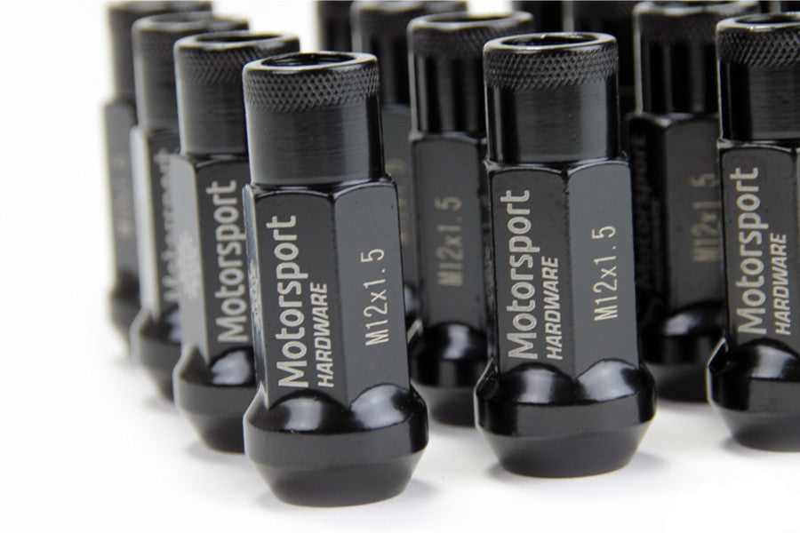 Motorsport Hardware Race Stud Conversion Kit 75mm Black Bullet Nose