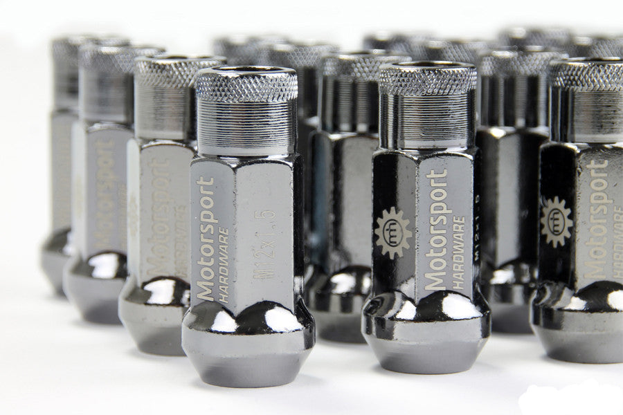 Motorsport Hardware Stud Conversion Kit 68mm Black Bullet Nose (silver) - Wheels - Studio RSR - 5