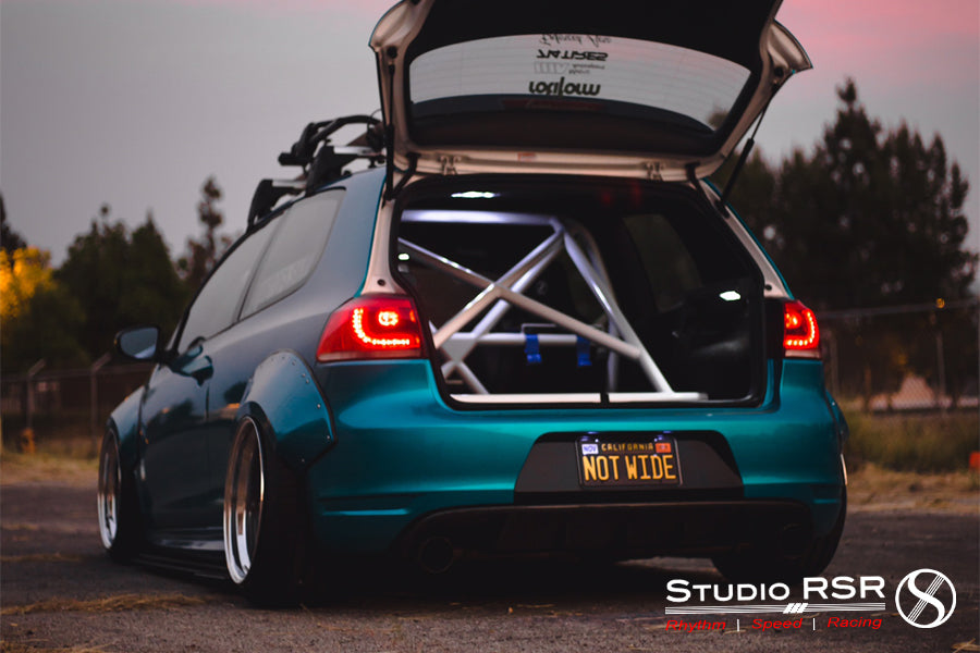 StudioRSR Volkswagen (Mk6) Golf R & GTI roll cage / roll bar