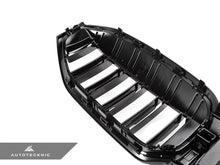 Load image into Gallery viewer, AutoTecknic Painted Glazing Black Dual-Slat Front Grille - G20 3-Series LCI
