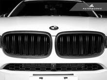 Load image into Gallery viewer, AutoTecknic Carbon Fiber Dual-Slats Front Grille Set - F15 X5 | F85 X5M &amp; F16 X6 | F86 X6M