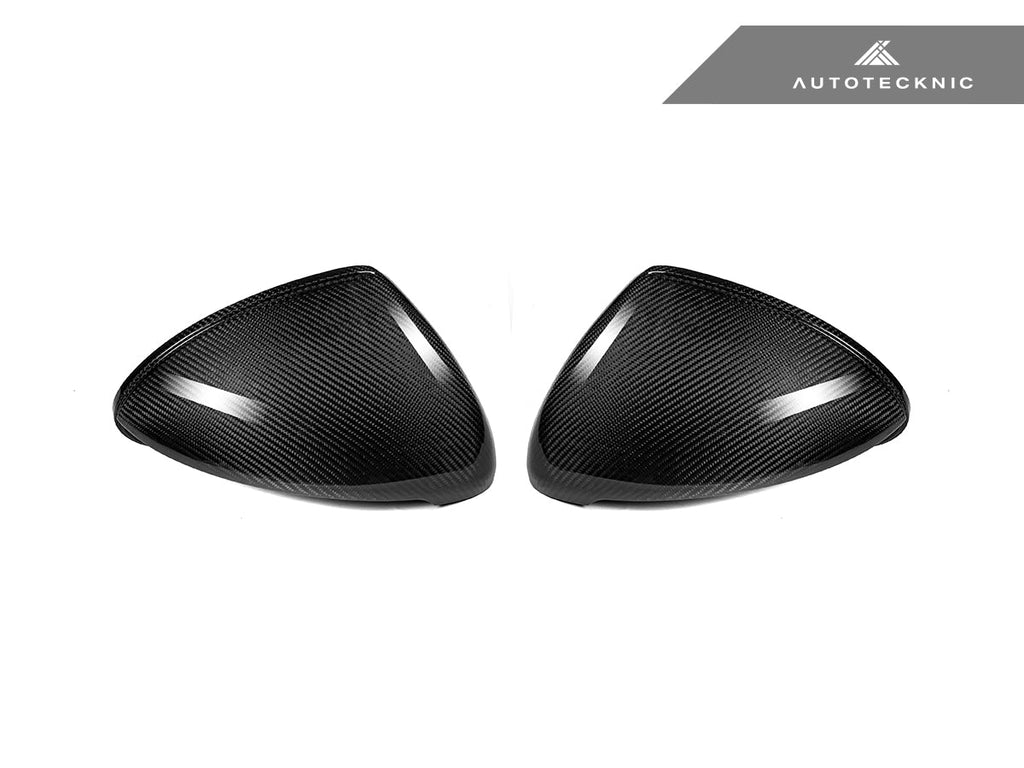 AutoTecknic Replacement Dry Carbon Mirror Covers - Porsche 958.2 Cayenne