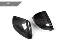 Load image into Gallery viewer, AutoTecknic Replacement Dry Carbon Mirror Covers - Porsche 9J1 Taycan