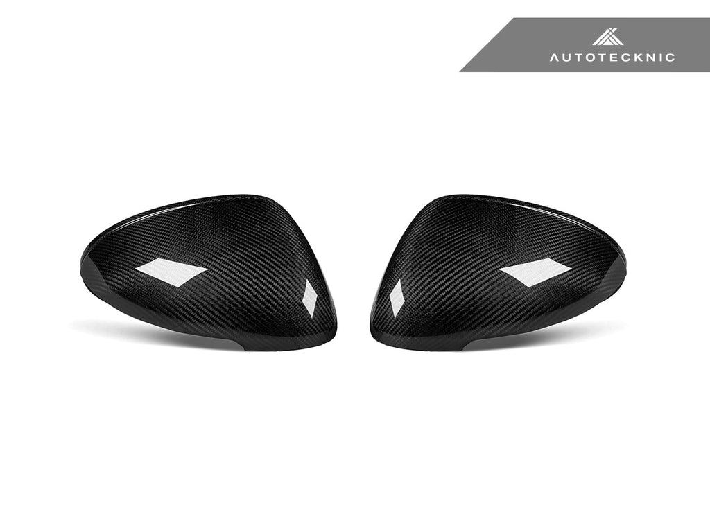 AutoTecknic Replacement Dry Carbon Mirror Covers - Porsche 95B Macan