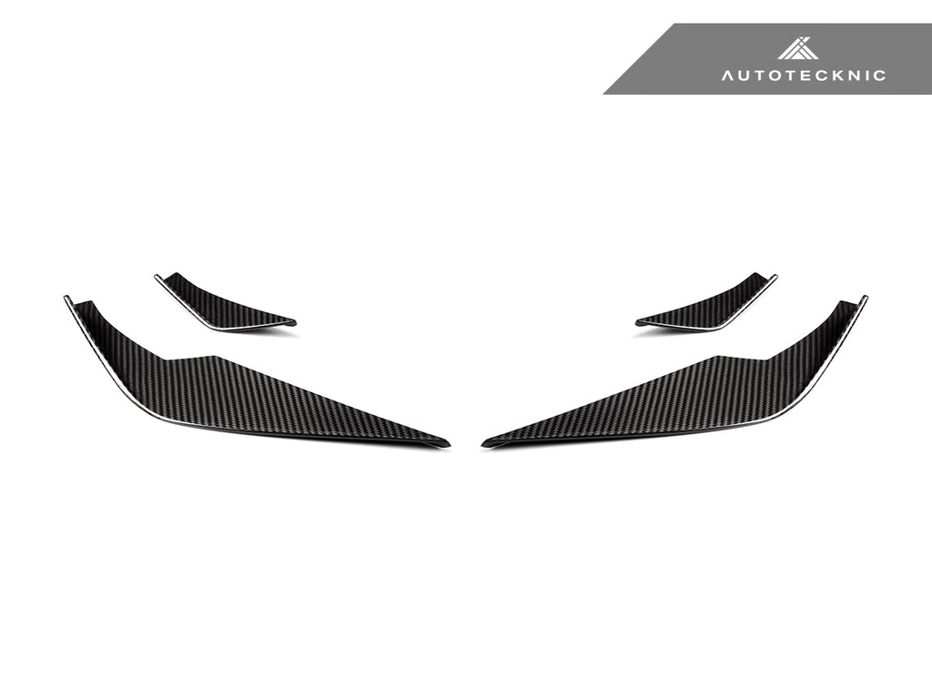 AutoTecknic Front Bumper Dry Carbon Corsa Canard Set - G80 M3 | G82 M4