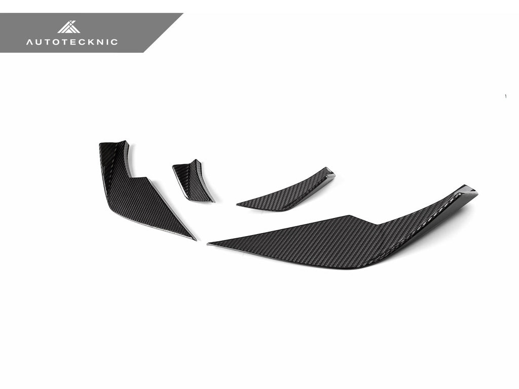 AutoTecknic Front Bumper Dry Carbon Corsa Canard Set - G80 M3 | G82 M4