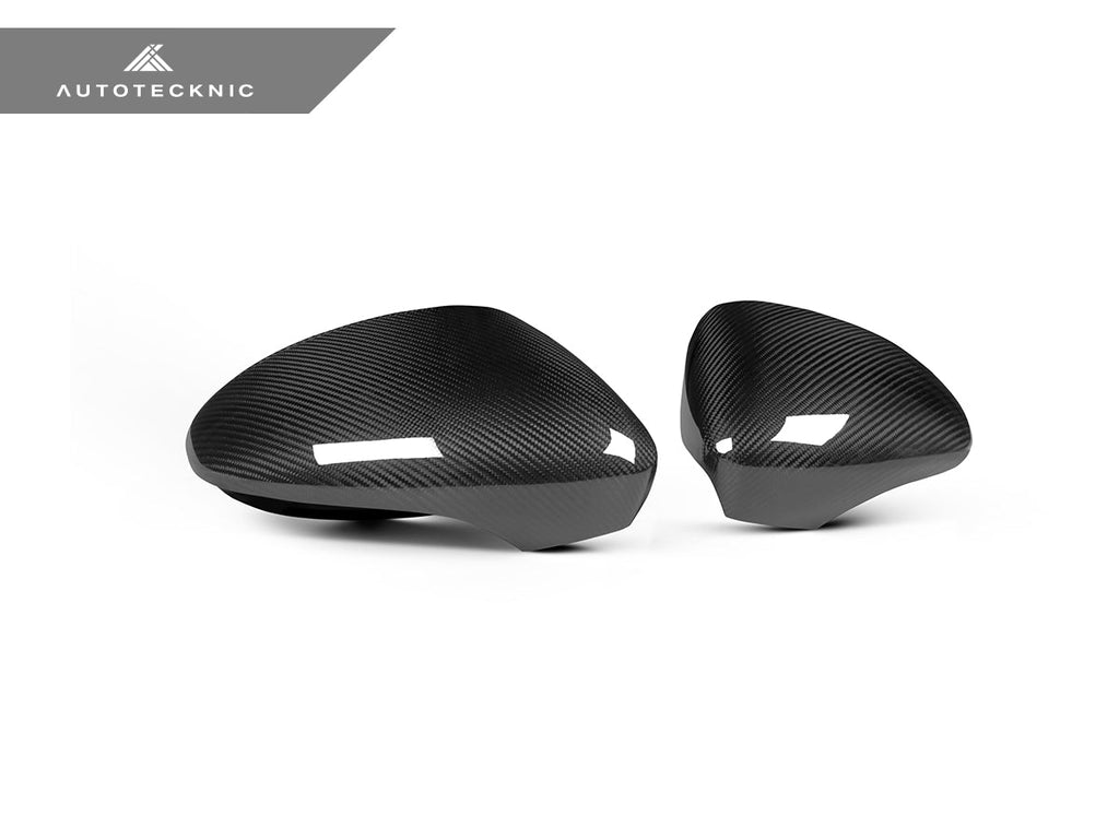 AutoTecknic Replacement Dry Carbon Mirror Covers - Porsche 971 Panamera