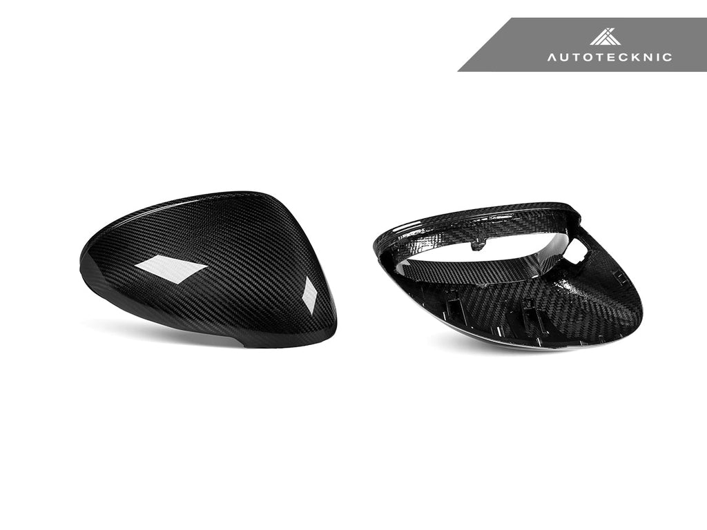 AutoTecknic Replacement Dry Carbon Mirror Covers - Porsche 95B Macan