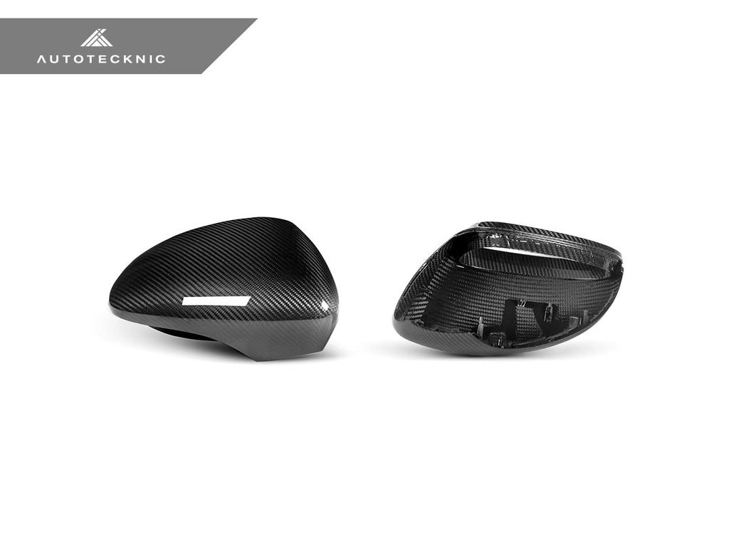 AutoTecknic Replacement Dry Carbon Mirror Covers - Porsche 971 Panamera