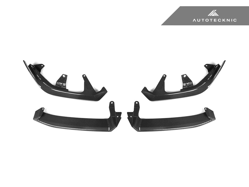 AutoTecknic Dry Carbon Front Lip Splitter Set - G60 5-Series