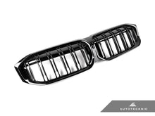 Load image into Gallery viewer, AutoTecknic Painted Glazing Black Dual-Slat Front Grille - G20 3-Series LCI