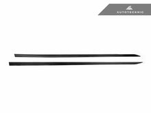 Load image into Gallery viewer, AutoTecknic Dry Carbon Fiber Side Skirt Extension Set - G60 5-Series