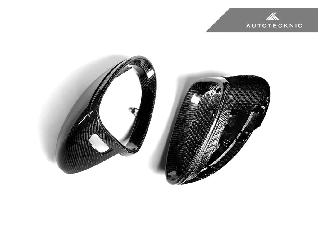 AutoTecknic Replacement Dry Carbon Mirror Covers - Porsche 95B Macan