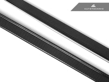 Load image into Gallery viewer, AutoTecknic Dry Carbon Fiber Side Skirt Extension Set - G60 5-Series