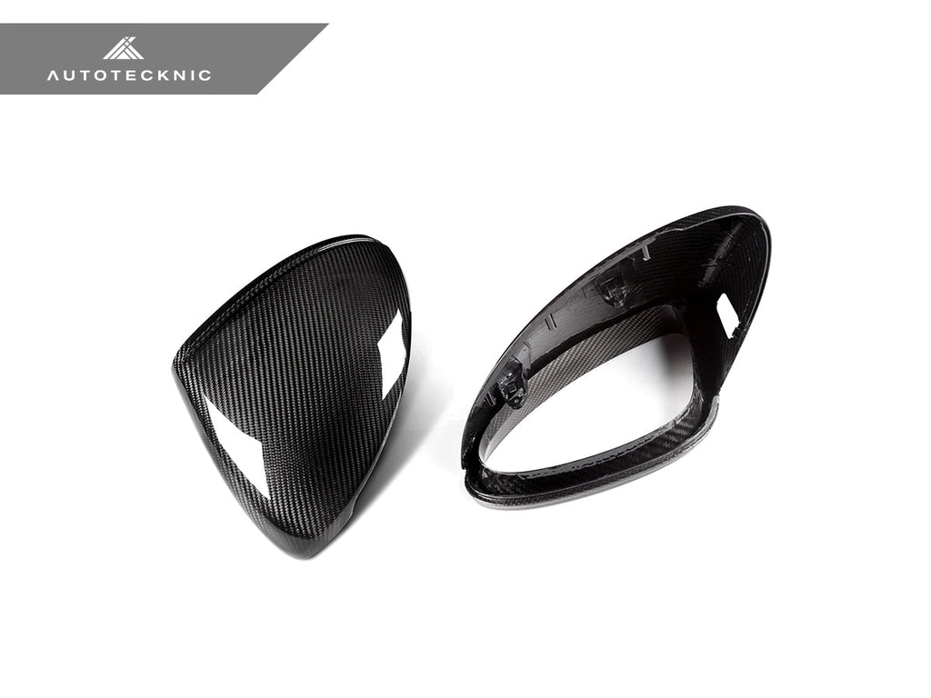 AutoTecknic Replacement Dry Carbon Mirror Covers - Porsche 958.2 Cayenne