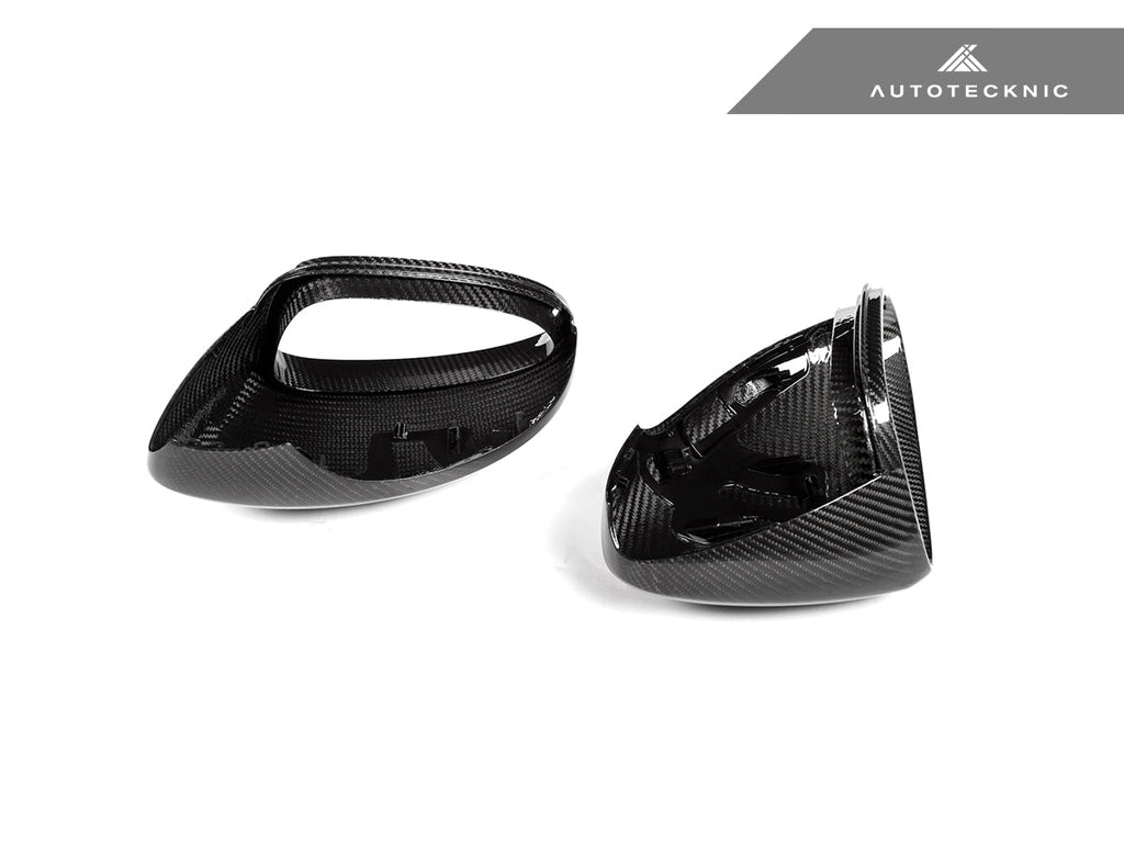 AutoTecknic Replacement Dry Carbon Mirror Covers - Porsche 971 Panamera