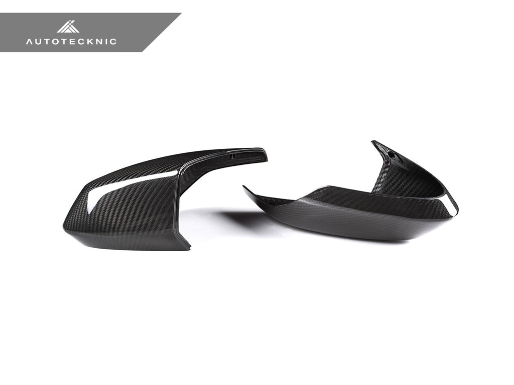 AutoTecknic Replacement Dry Carbon Mirror Covers - Chevrolet C8 Corvette