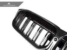 Load image into Gallery viewer, AutoTecknic Dry Carbon Fiber Dual-Slat Front Grille - G20 3-Series LCI