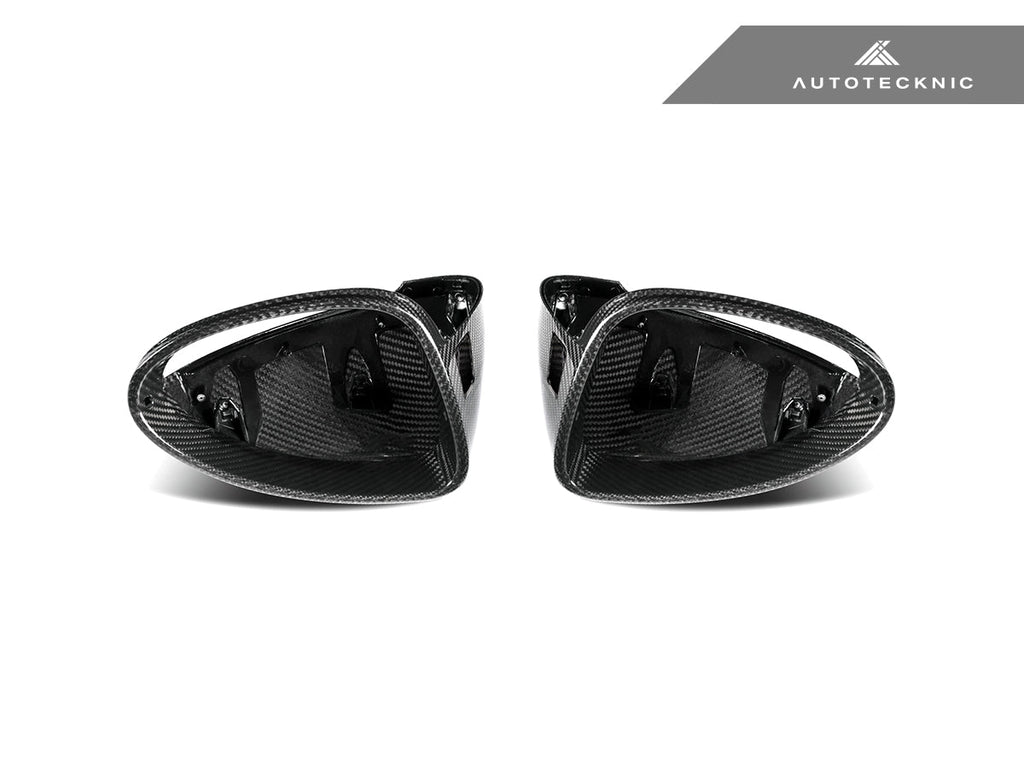 AutoTecknic Replacement Dry Carbon Mirror Covers - Porsche 958.2 Cayenne