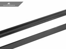 Load image into Gallery viewer, AutoTecknic Dry Carbon Fiber Side Skirt Extension Set - G60 5-Series