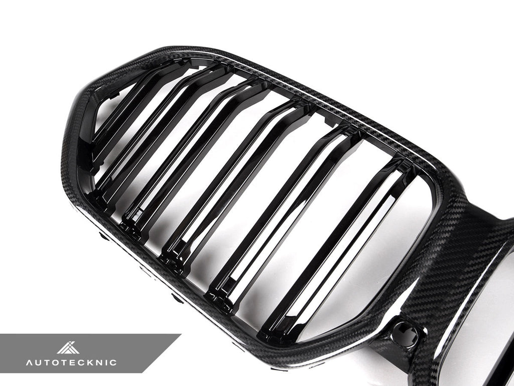 AutoTecknic Dual-Slat Carbon Fiber Front Grille - G06 X6 LCI
