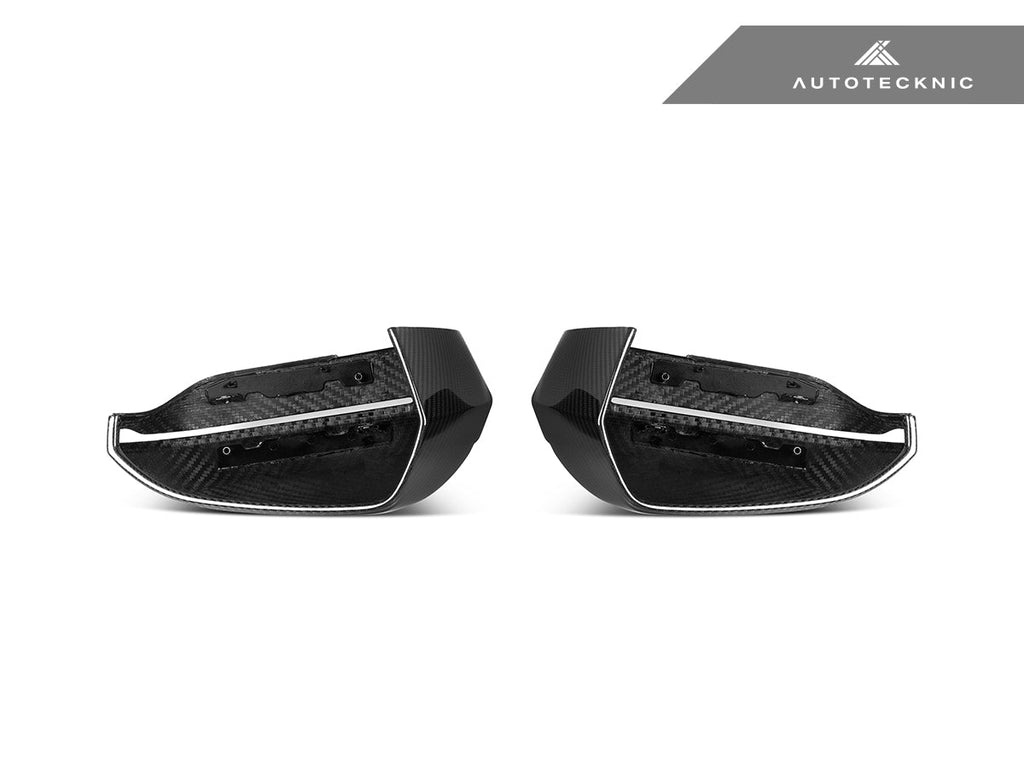 AutoTecknic Dry Carbon Fiber Mirror Cap Set - G45 X3