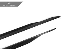Load image into Gallery viewer, AutoTecknic Dry Carbon Fiber Side Skirt Extension Set - G60 5-Series