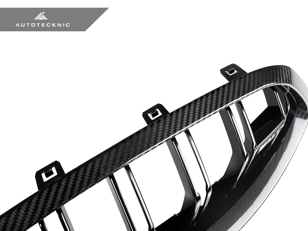 AutoTecknic Dry Carbon Dual-Slats Front Grille - F91/ F92/ F93 M8