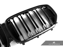 Load image into Gallery viewer, AutoTecknic Dual-Slat Gloss Black Front Grille - G05 X5 LCI