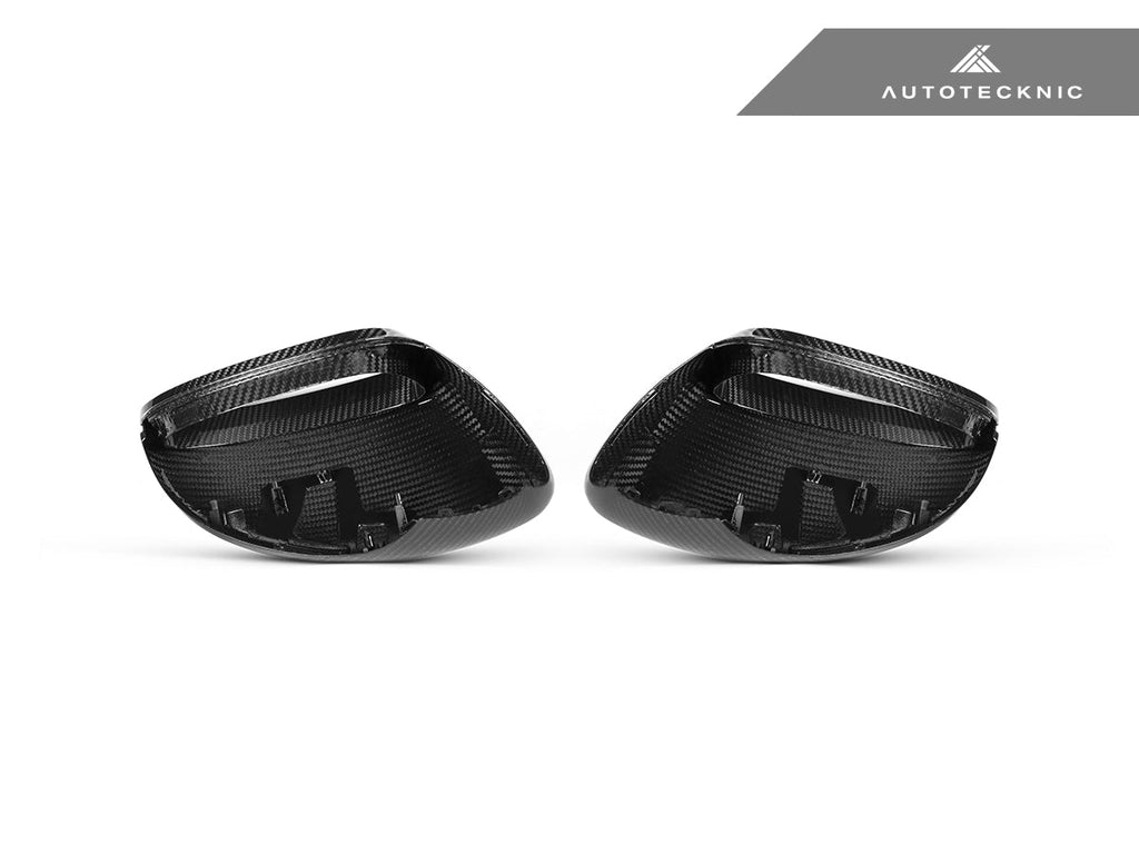 AutoTecknic Replacement Dry Carbon Mirror Covers - Porsche 971 Panamera