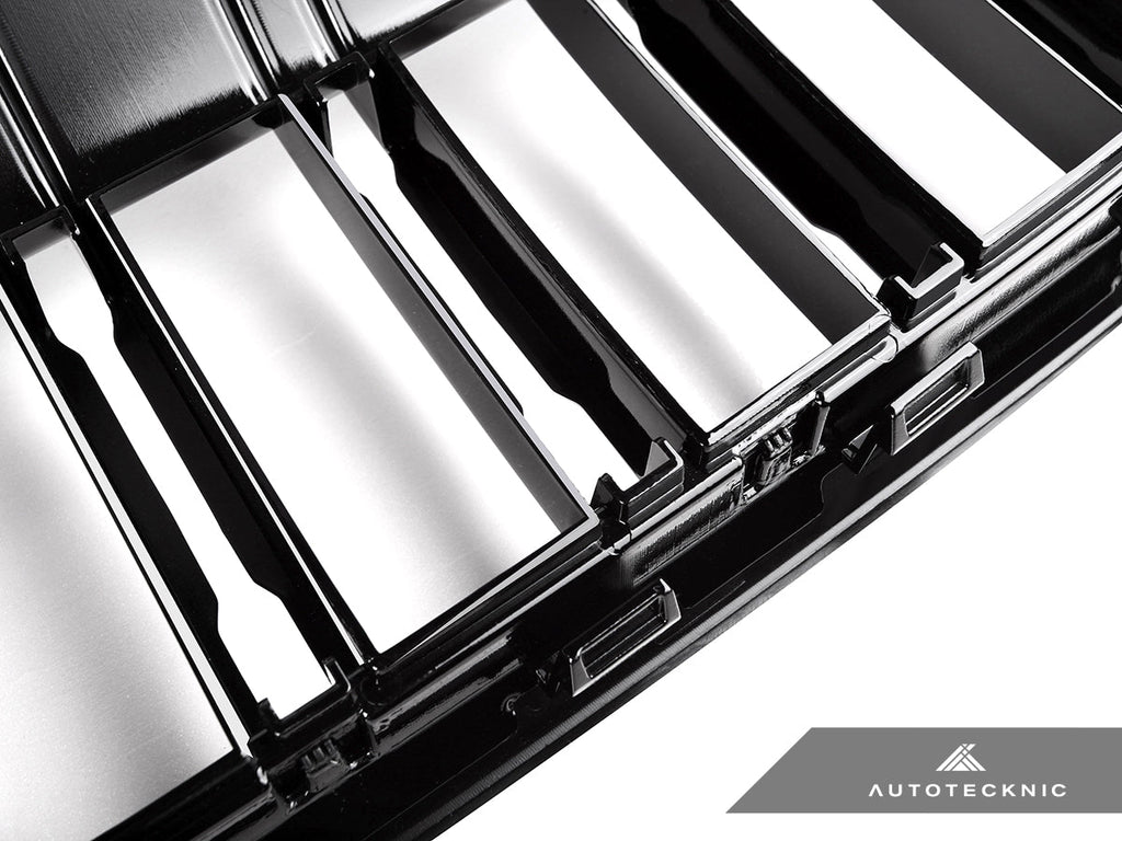 AutoTecknic Painted Glazing Black Dual-Slat Front Grille - G20 3-Series LCI